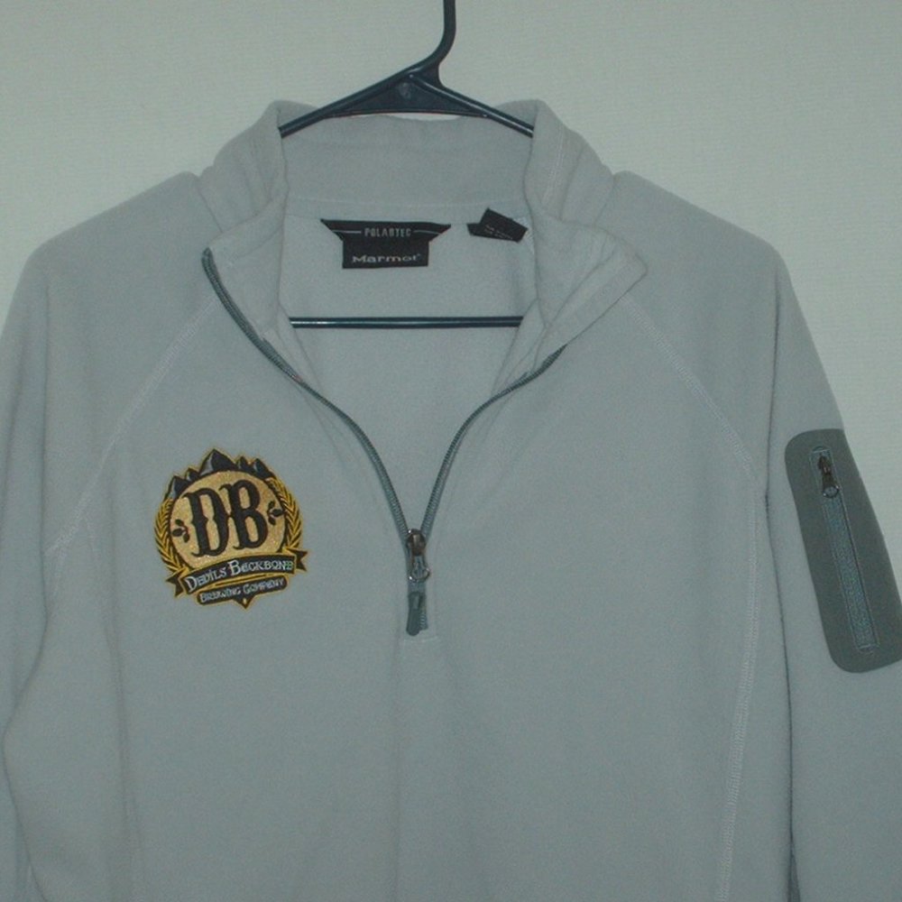 Marmot Polartec Devil's Backbone long sleeve fleece sweater w/ zippered front - Picture 2 of 5